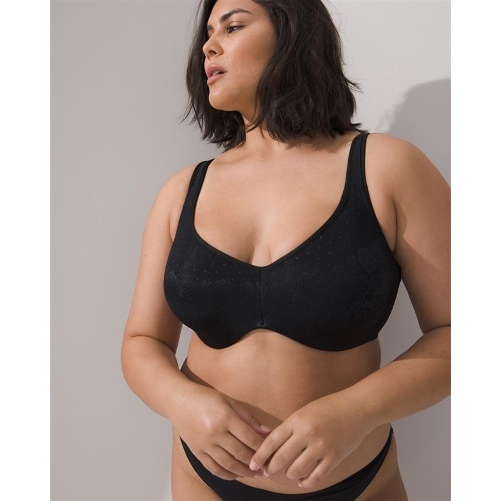 NWOT Soma 38DDD Stunning Support Unlined Minimizer Bra Black 123941